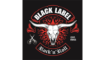 black label rock n roll logo